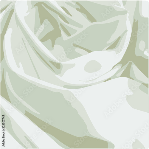 Abstract background with space for your text, texture, white material, waves, folds