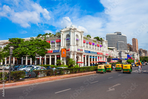 Connaught Place in New Delhi, India photo