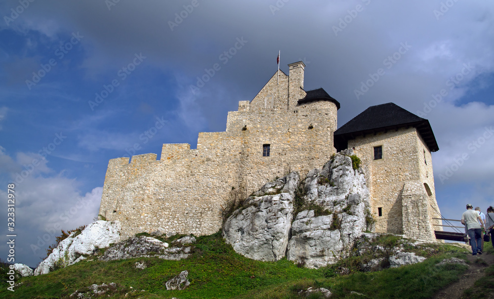 The royal Castle Bobolice, Poland