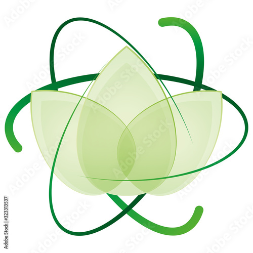 Blätter, Pflanze, Heilpraktiker, Spa, Logo, Icon