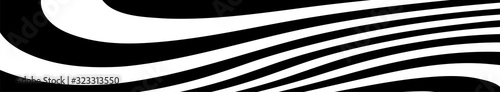 abstract black and white curved lines vector