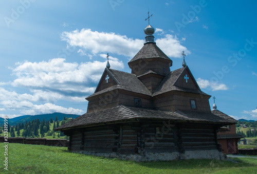 The ancient Christian church in the Carpathians