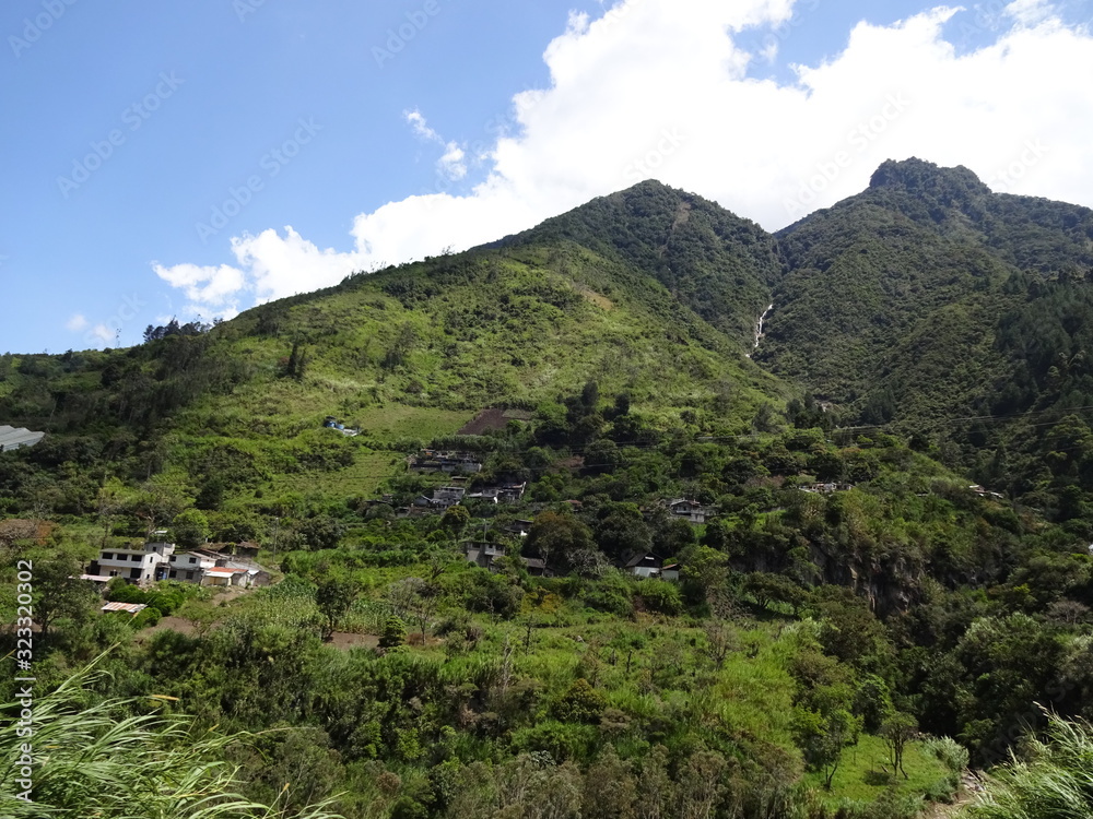 Banos is a city in Ecuador, South America Banos is a city in Ecuador, South America