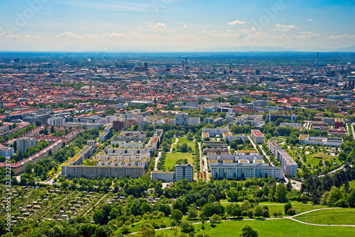 Aerial view of Munich