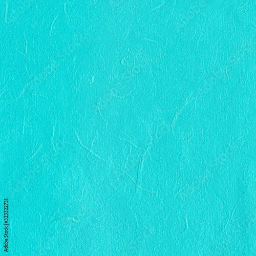 Handmade Rice Paper Texture Background, Natural, Soft, Delicate, Beautiful, Turquoise
