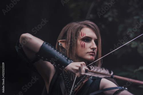 elf archer in the forest © Наталья Новикова
