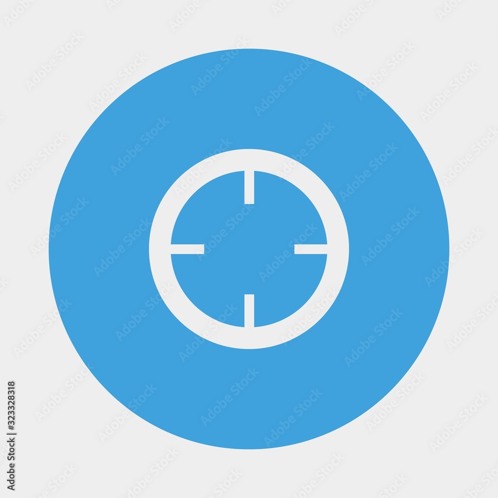 target icon vector illustration and symbol for website and graphic design target icon vector illustration and symbol for website and graphic design