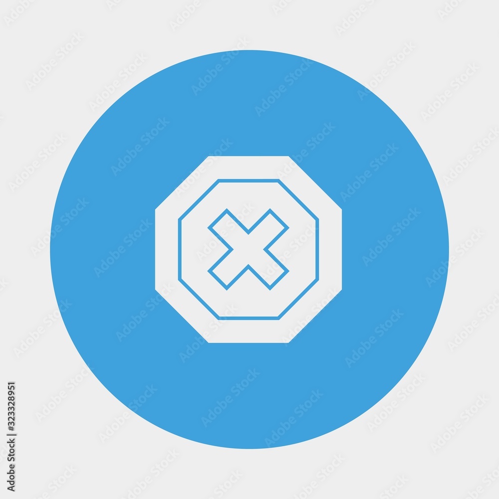 disapproved icon vector illustration and symbol for website and graphic design disapproved icon vector illustration and symbol for website and graphic design