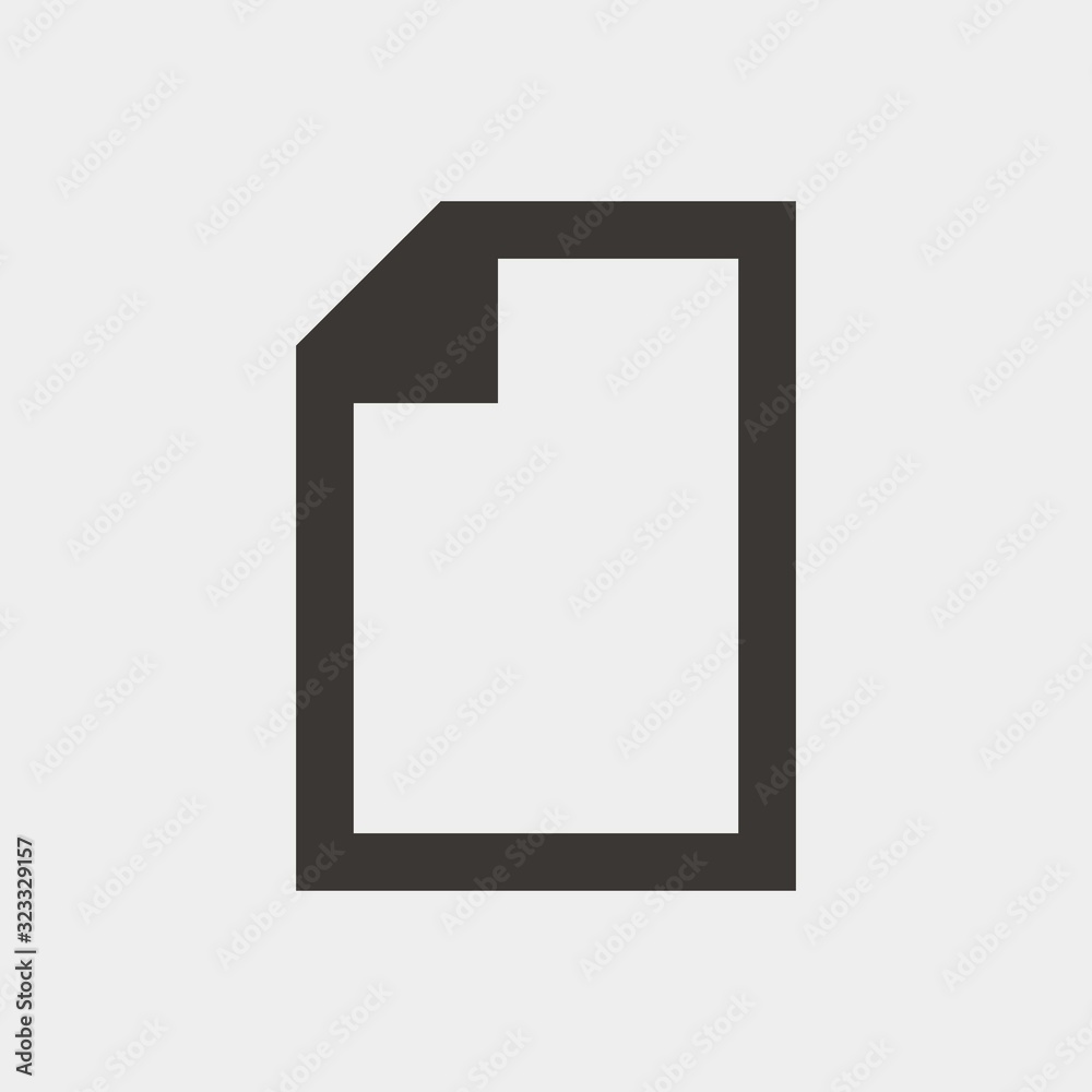 file icon vector illustration and symbol for website and graphic design