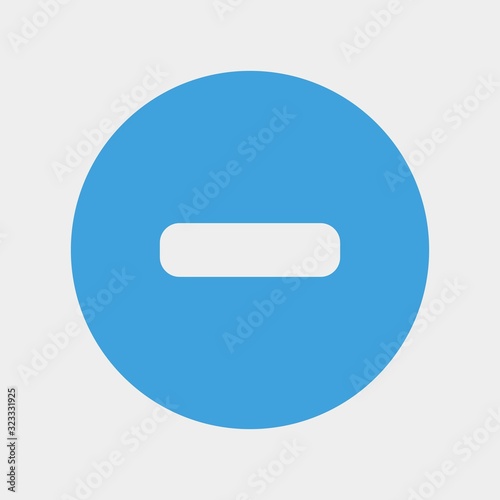 minus icon vector illustration and symbol for website and graphic design