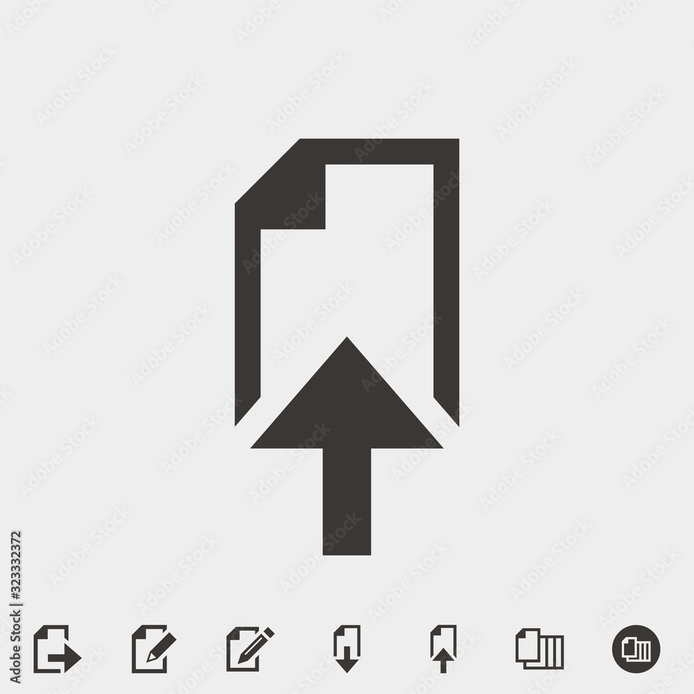 upload file icon vector illustration and symbol for website and graphic design upload file icon vector illustration and symbol for website and graphic design