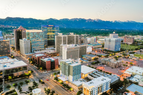Downtown Salt Lake City Summer Twilight Morning 5 © Andrew