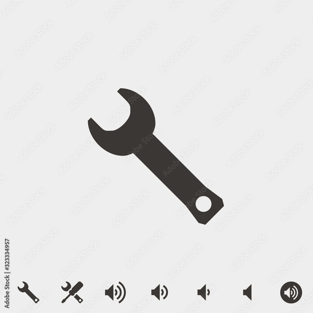 wrench icon vector illustration and symbol for website and graphic design wrench icon vector illustration and symbol for website and graphic design
