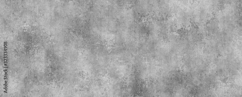 Concrete gray wall background.Grunge cement texture.Long wall background.