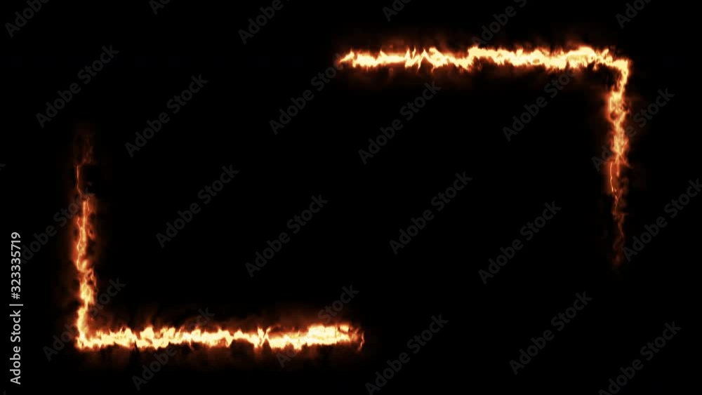 Empty frame motion fire border glowing, burning flame signboard. Blank rectangle sign symmetry moving fire with flames around frame lights. The best stock of animation signboard orange fire burning Empty frame motion fire border glowing, burning flame signboard. Blank rectangle sign symmetry moving fire with flames around frame lights. The best stock of animation signboard orange fire burning