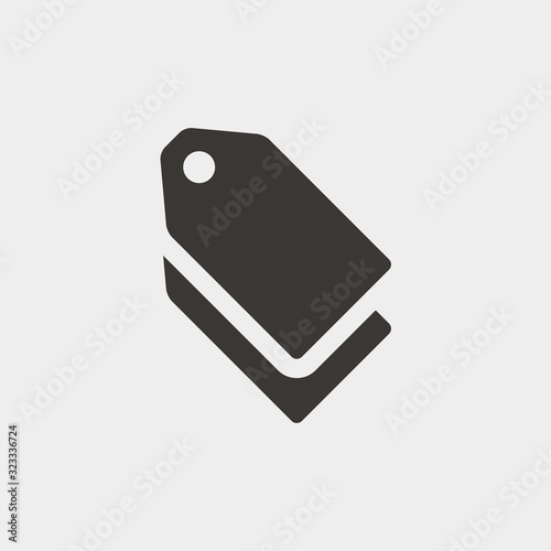 tag icon vector illustration and symbol for website and graphic design