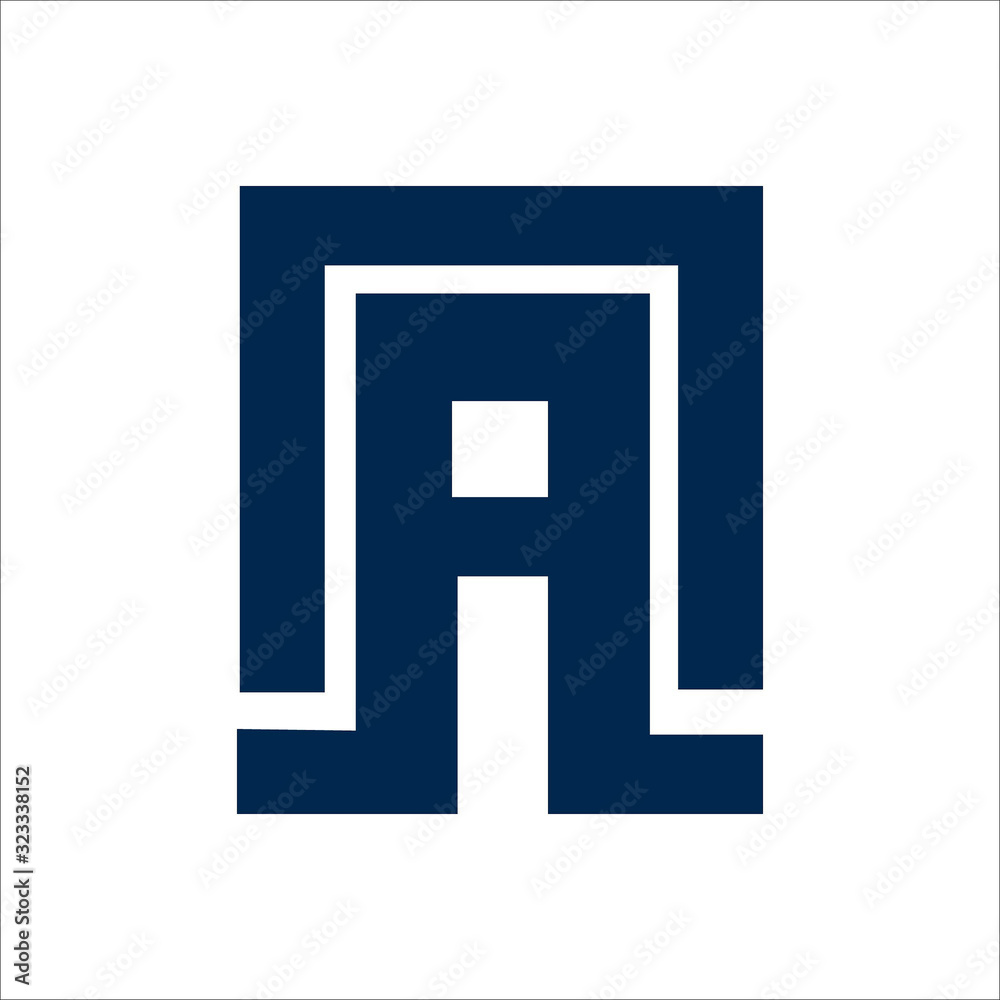 Initial letter ai or ia logo vector design template Stock Vector ...