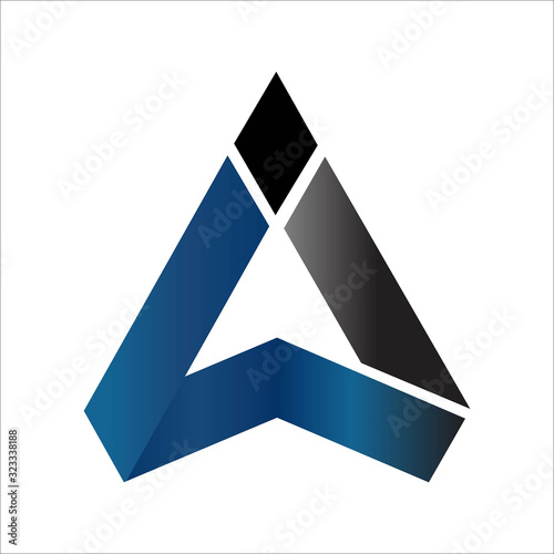 Fényképezés Initial letter ai or ia logo vector design template