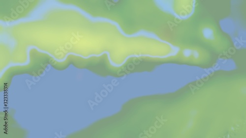 Abstract background blurred soft tones of blue and green.