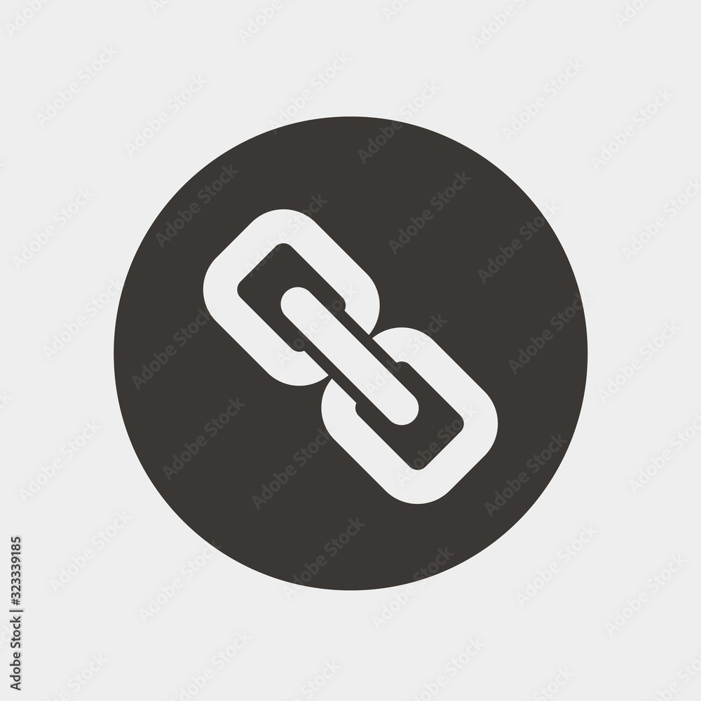 chain icon vector illustration and symbol for website and graphic design chain icon vector illustration and symbol for website and graphic design