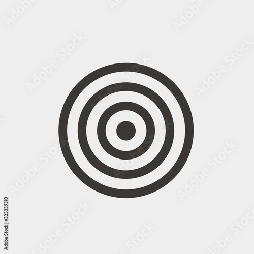 circles icon vector illustration and symbol for website and graphic design