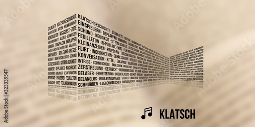 Obraz na plátně Klatsch