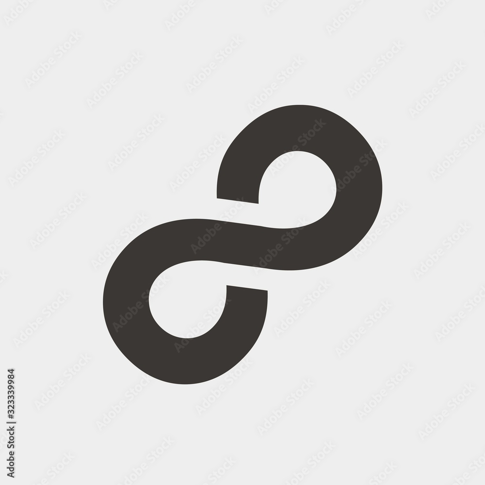 infinite icon vector illustration and symbol for website and graphic design infinite icon vector illustration and symbol for website and graphic design
