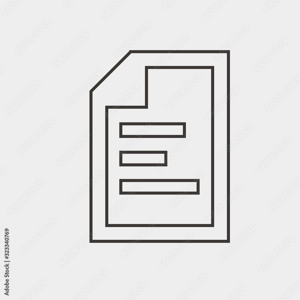 file icon vector illustration and symbol for website and graphic design file icon vector illustration and symbol for website and graphic design