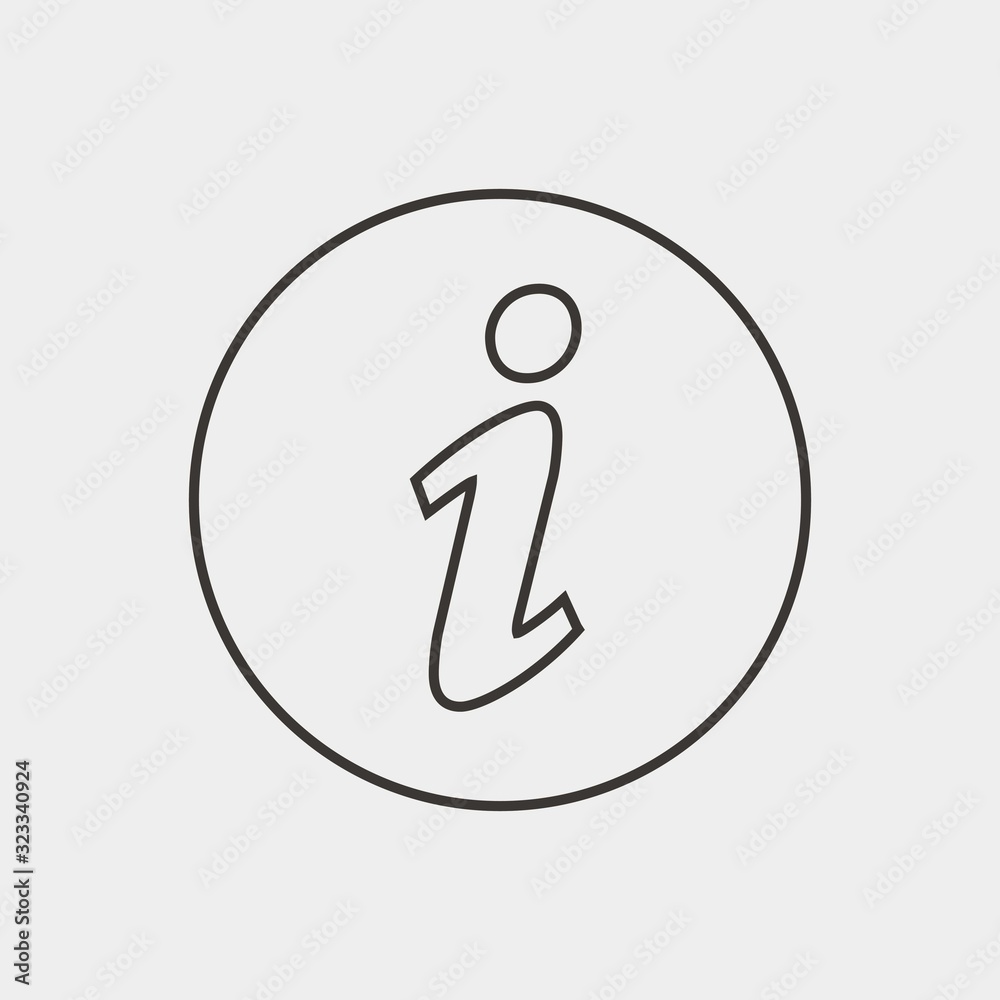infrmation icon vector illustration and symbol for website and graphic design infrmation icon vector illustration and symbol for website and graphic design