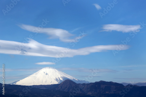 小田原から見た富士山