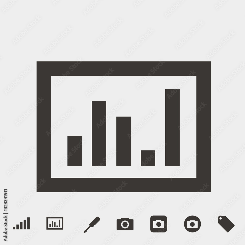 bar graph chart icon vector illustration and symbol for website and graphic design bar graph chart icon vector illustration and symbol for website and graphic design