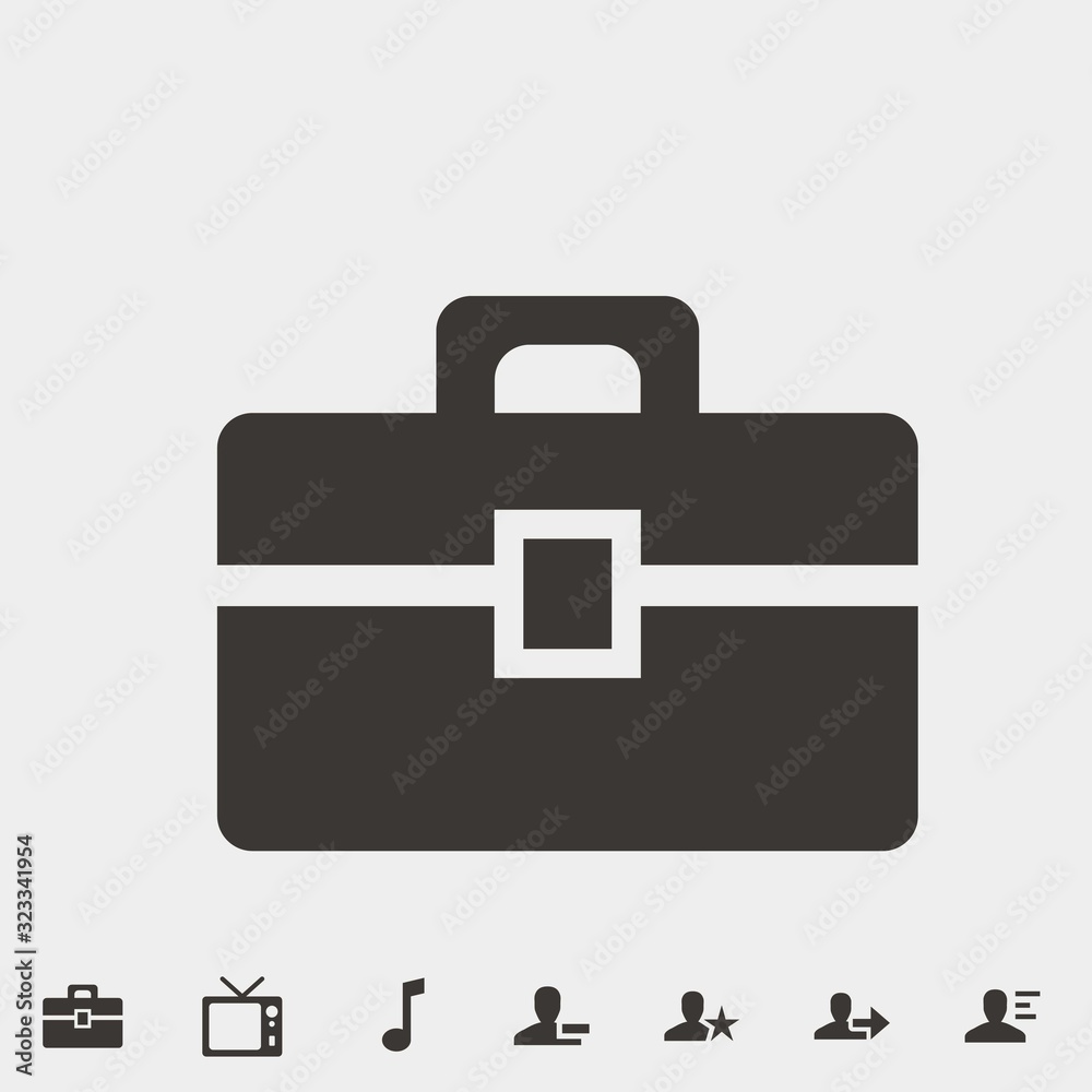 brief Case icon vector illustration and symbol for website and graphic design brief Case icon vector illustration and symbol for website and graphic design