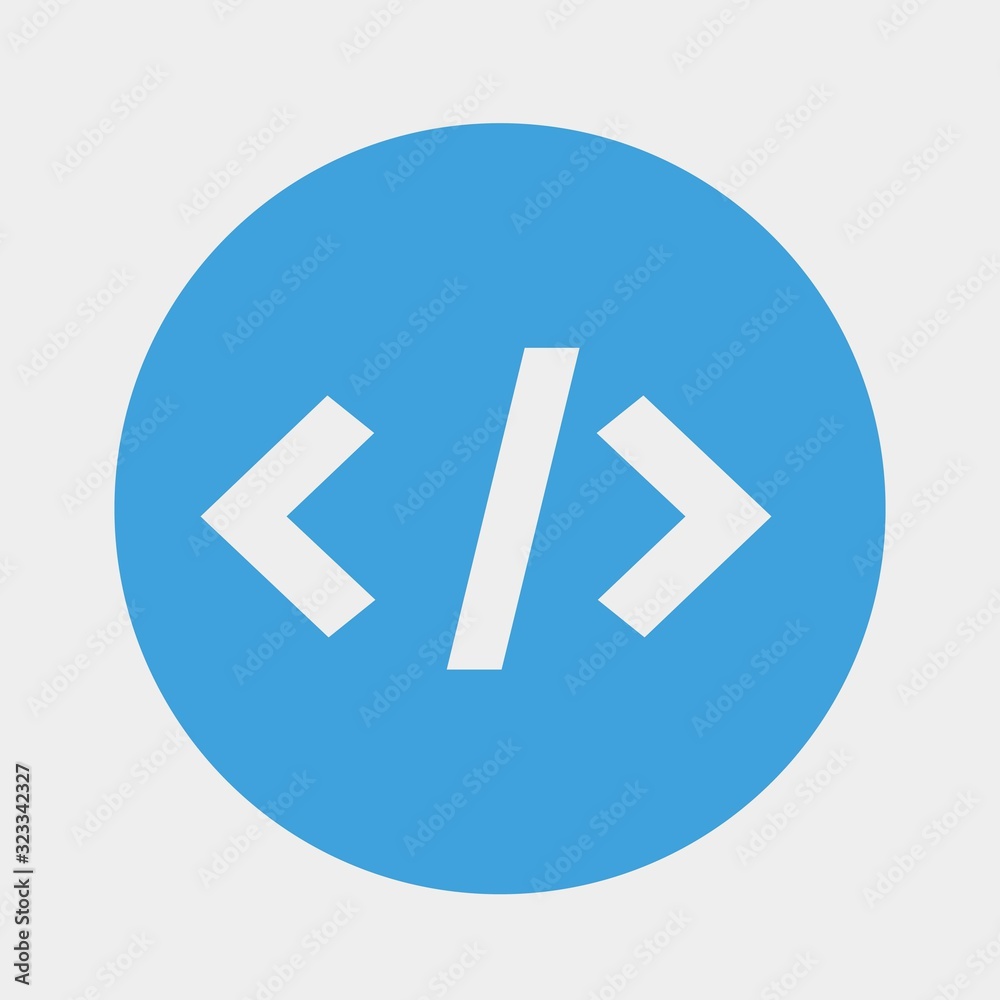 code icon vector illustration and symbol for website and graphic design code icon vector illustration and symbol for website and graphic design