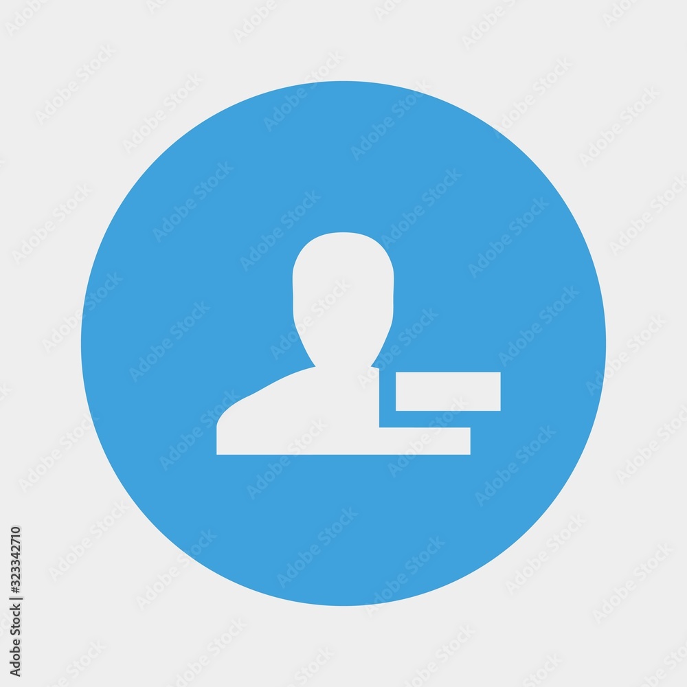 remove user icon vector illustration and symbol for website and graphic design remove user icon vector illustration and symbol for website and graphic design