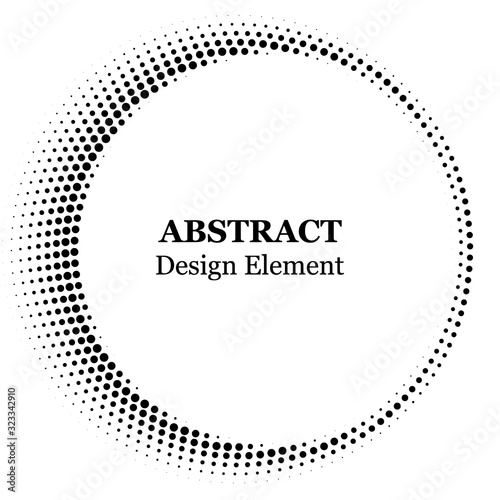 Halftone dotted background. Halftone effect vector pattern. Circle dots isolated on the white background..