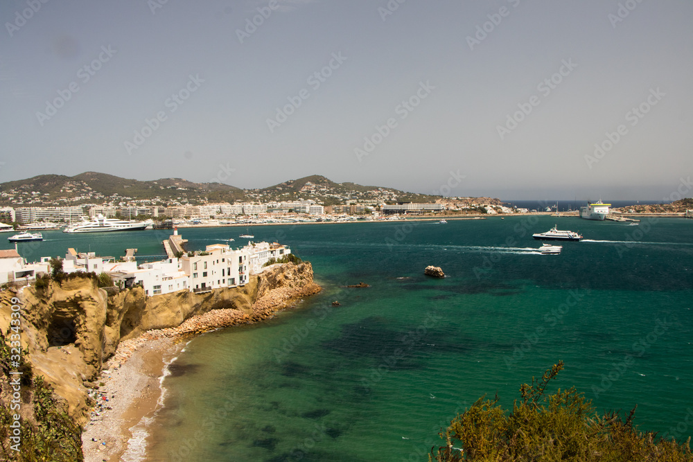 view of the coast of spain-ibiza