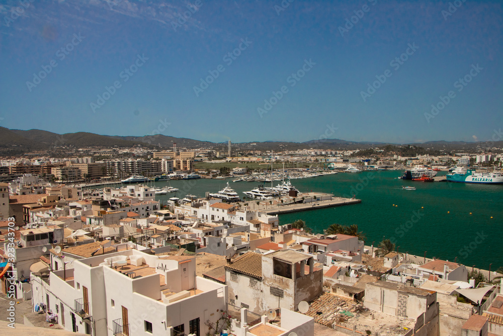 view to ibiza city-Island Ibiza