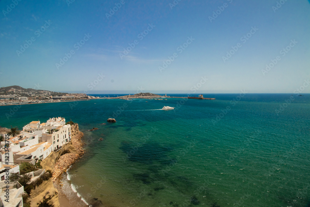 view of an island in the sea-Ibiza
