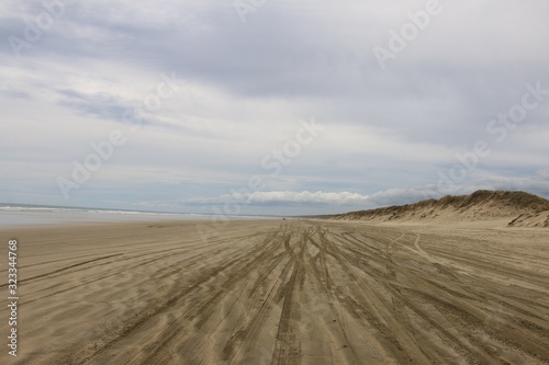 90 miles beach in New zealand