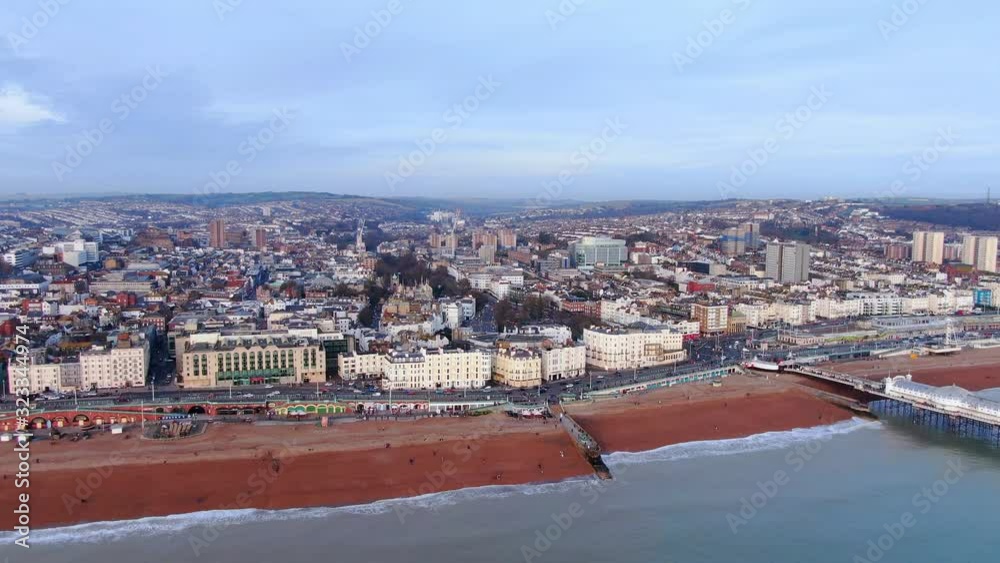 City of Brighton from above - beautiful aerial view -aerial photography City of Brighton from above - beautiful aerial view -aerial photography