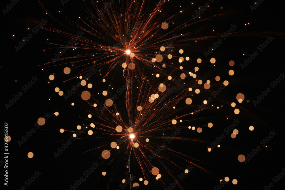 Fototapeta premium Colorful firework