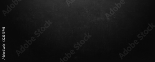 Fototapeta czarna tablica i pusta tablica na ścianie w tle