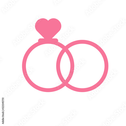 Concept flat icon valentine day
