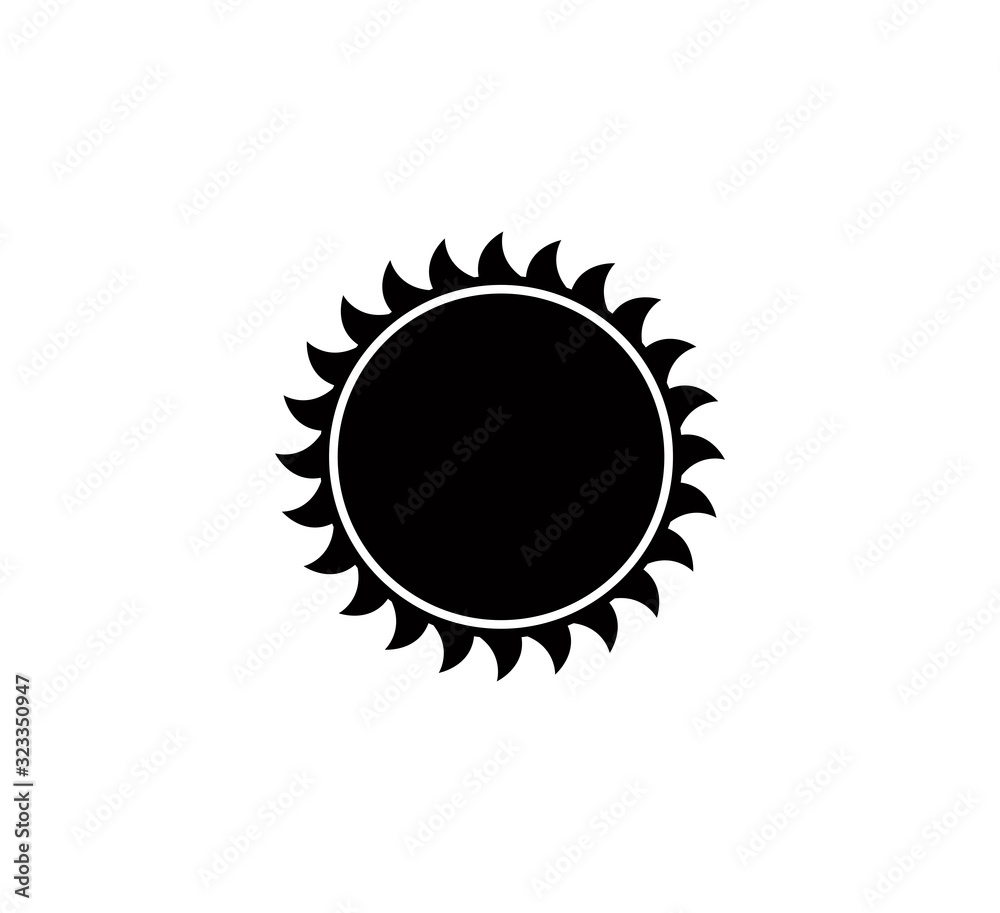 Sun icon vector design template Sun icon vector design template