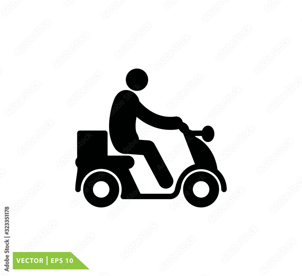 Delivery icon vector logo template