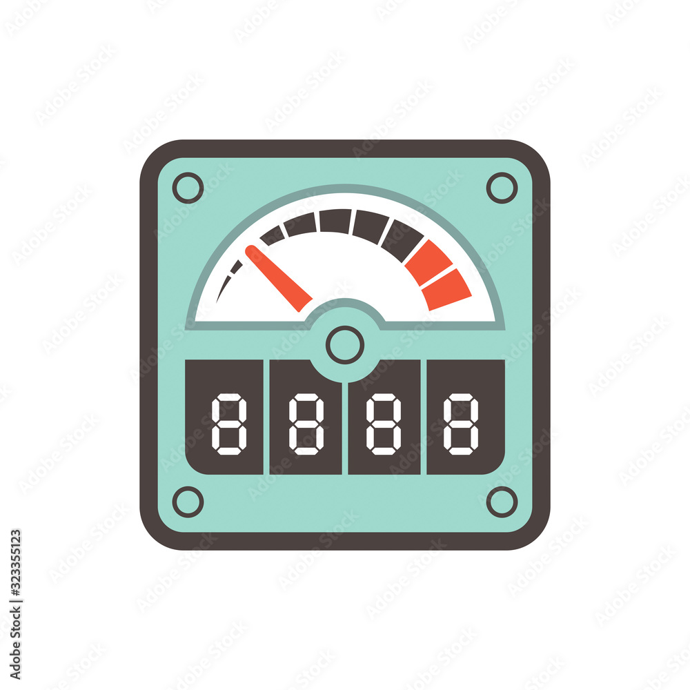Fototapeta premium gauge meter icon