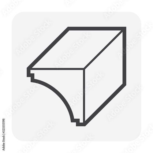 crown cornice icon
