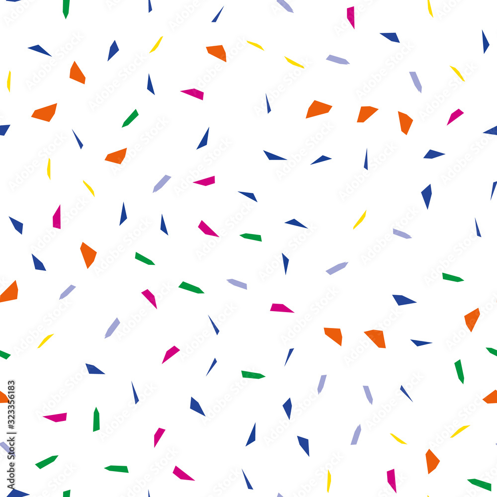 Confetti seamless pattern