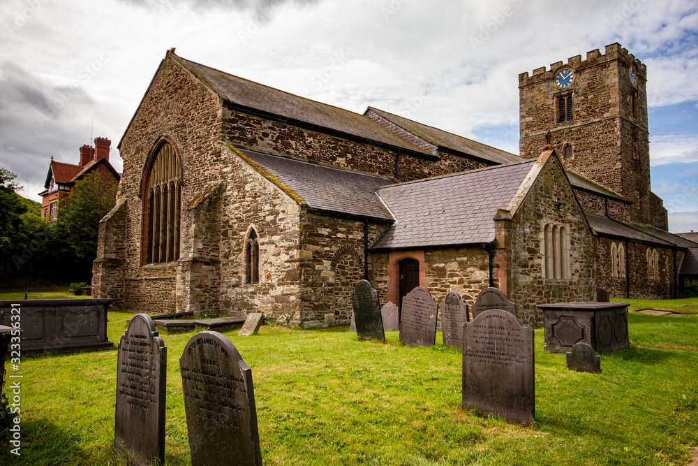 Obraz premium St Mary and All Saints Church in Conwy, Wales