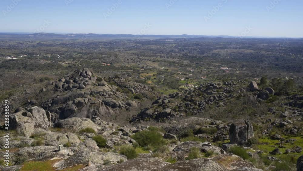 Landscape mountains around Marvao in Alentejo, Portugal Landscape mountains around Marvao in Alentejo, Portugal